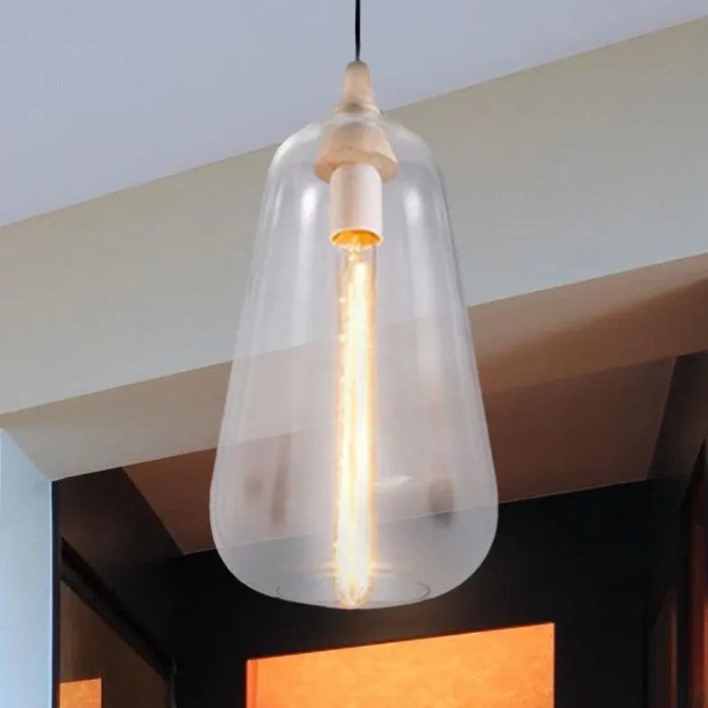 Matte Frosted White Glass Minimalist Pendant Light