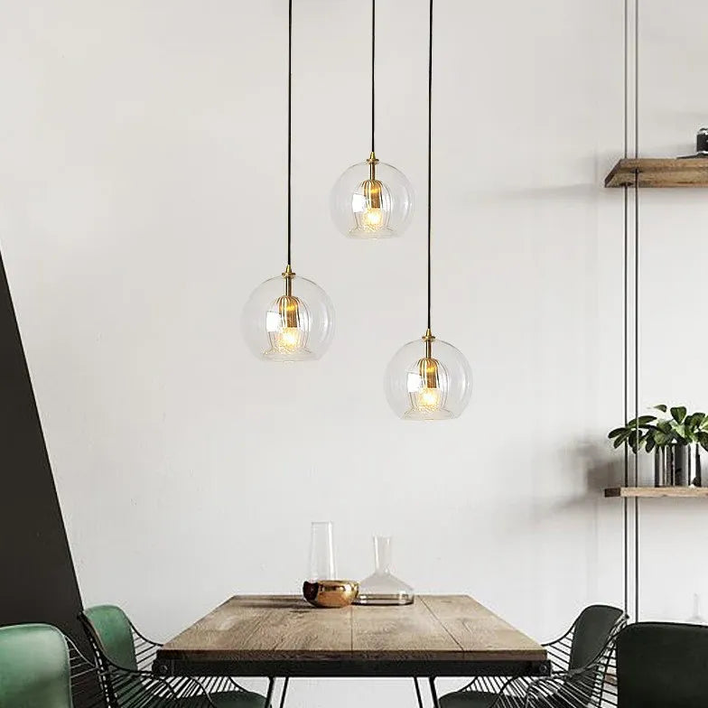 Transparent Bubbles Modern Kitchen Pendant Light