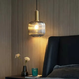 Green Folds Glass Modern Pendant Light