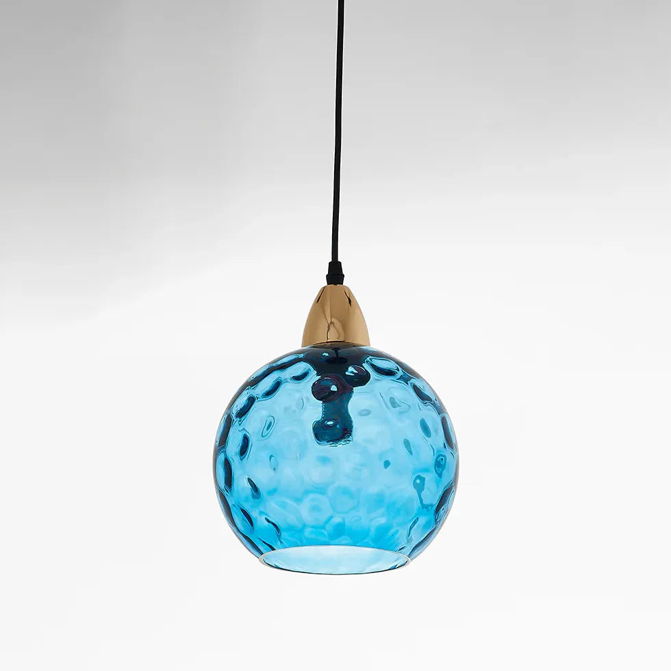 Coloured Glass kitchen pendant light