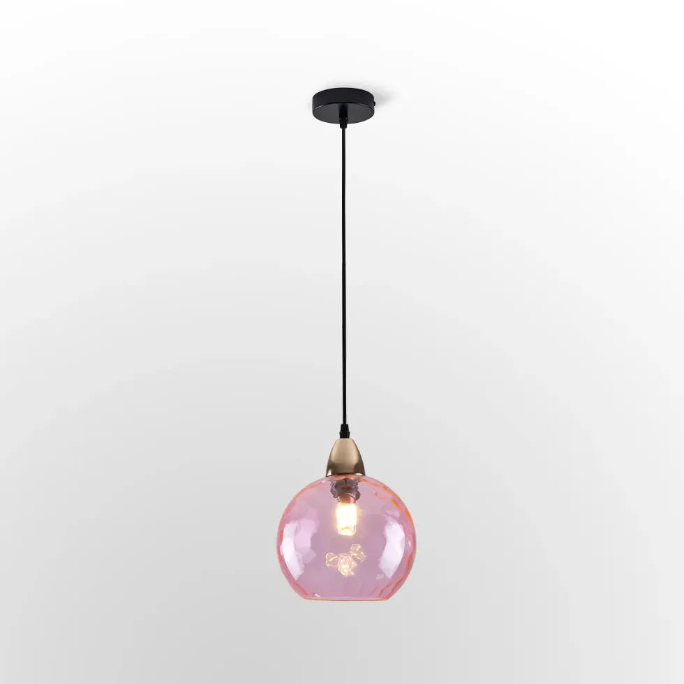 Coloured Glass kitchen pendant light