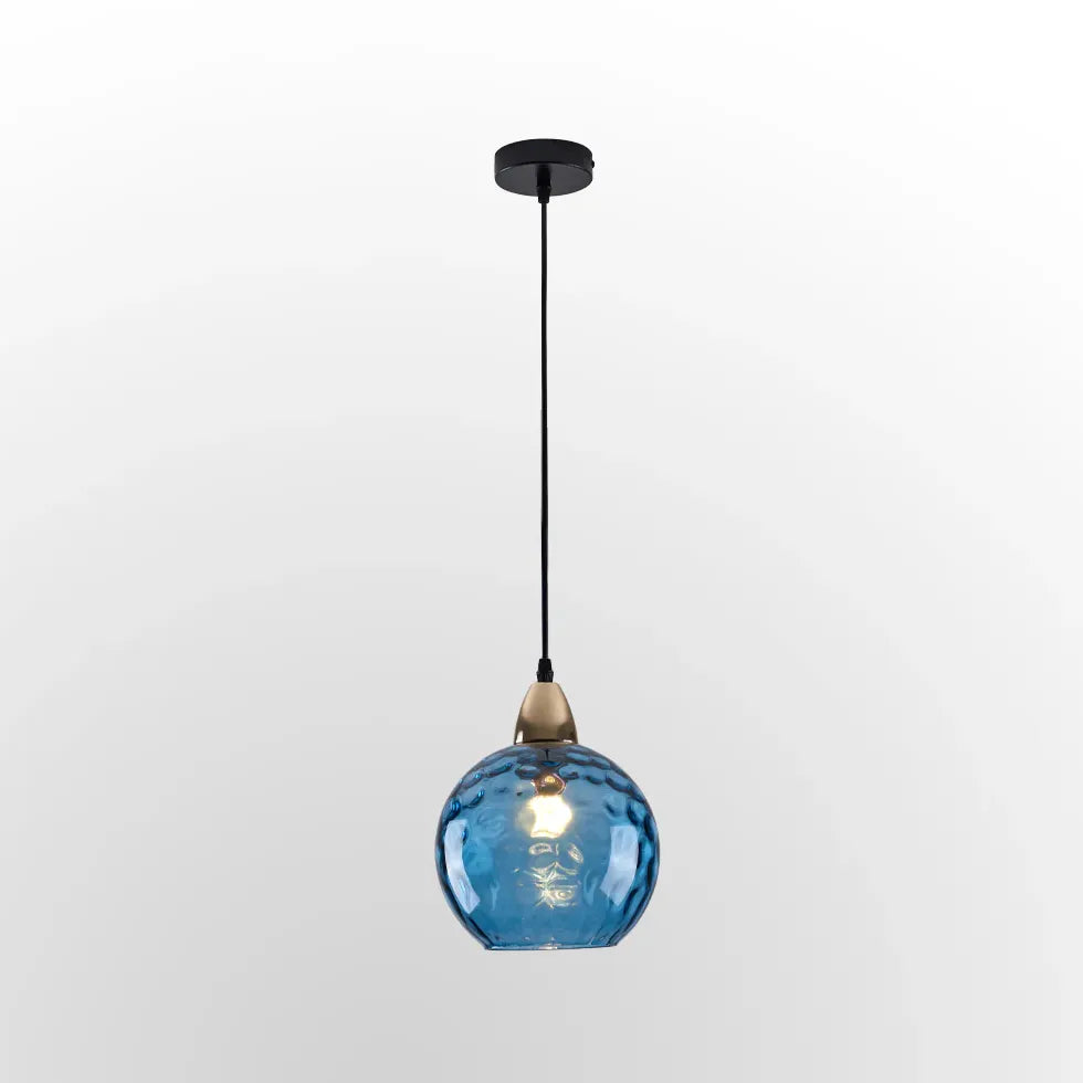 Coloured Glass kitchen pendant light