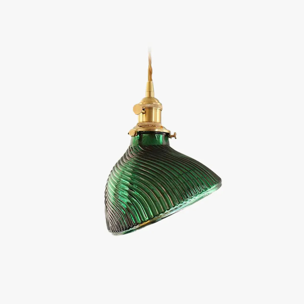 Green kitchen vintage pendant light