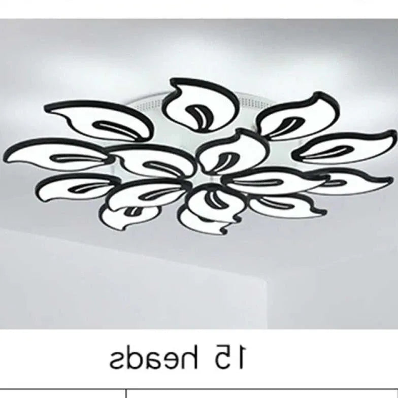 Petal-Shaped Modern Living Room Ceiling Light