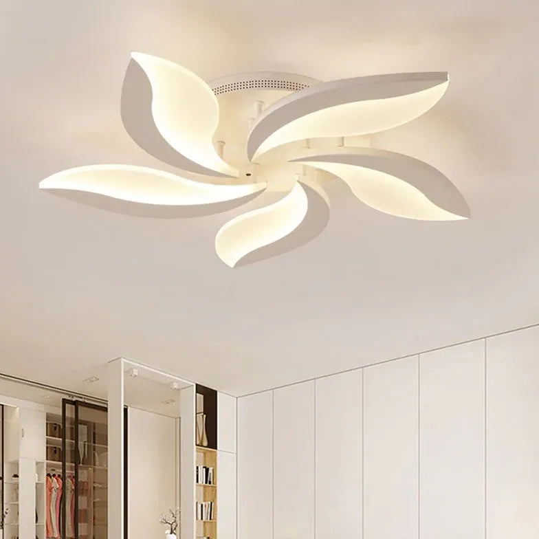 Floral Shape Modern Living Room Pendant Light