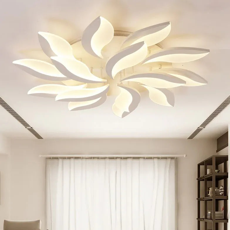 Floral Shape Modern Living Room Pendant Light