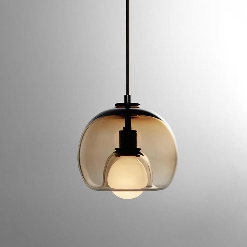 Pendant Light Smoked Glass Nordic Dining Room