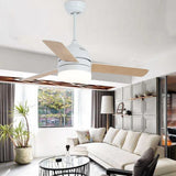 Black Modern Living Room Fan Light