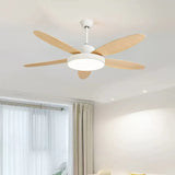 Five-Blade Modern Study Room Fan Light