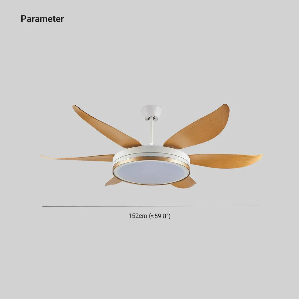 Tri-Color Dimmable LED Fan Light