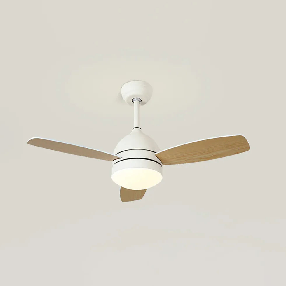 Three-Blade Modern Dining Room Fan Light