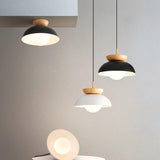 Black And Wood Pendant Light for Dining Room