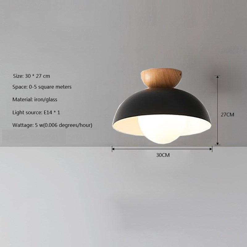 Black And Wood Pendant Light for Dining Room