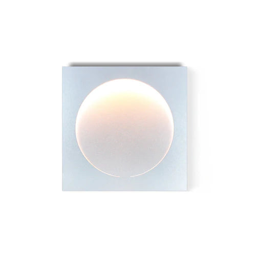 Circle Flush White Led Modern Wall Lights