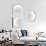 Circle Flush White Led Modern Wall Lights