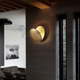 Double Moon Round LED Modern Wall Light