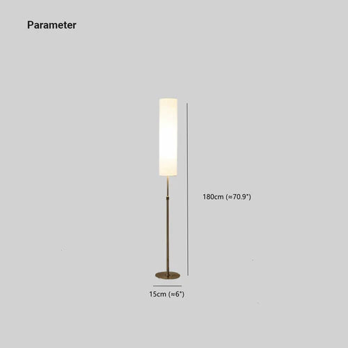 Tall Column Soft Modern Style Floor Lamp