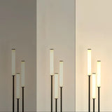 Three Slim Pole Floor Lamp