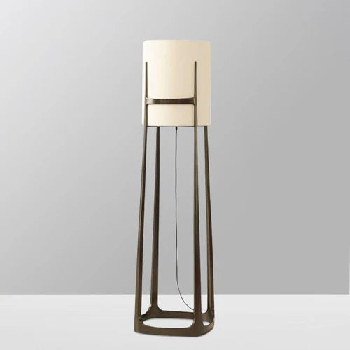 Rectangular Slim Stand Floor Lamp