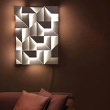 Geometric Panel White Led Modern Wall Lights