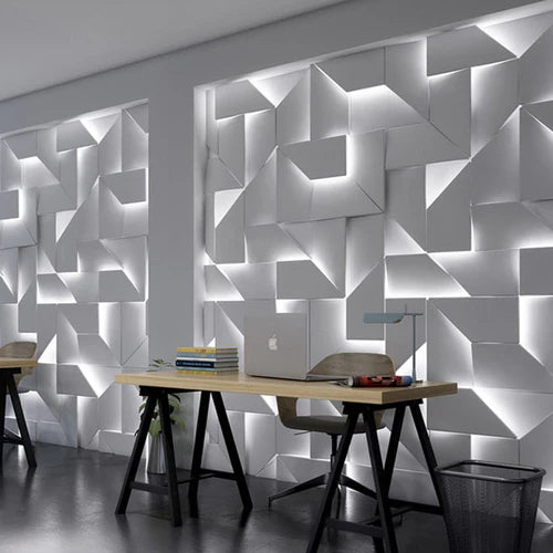 Geometric Panel White Led Modern Wall Lights