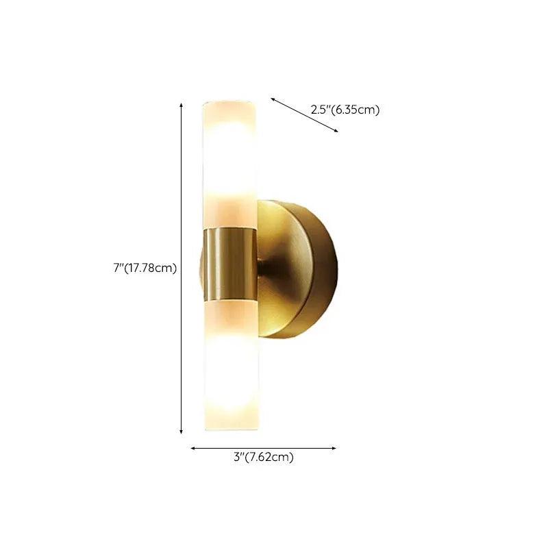 Indoor Cylinder Glass Up and Down Lights - Clowas
