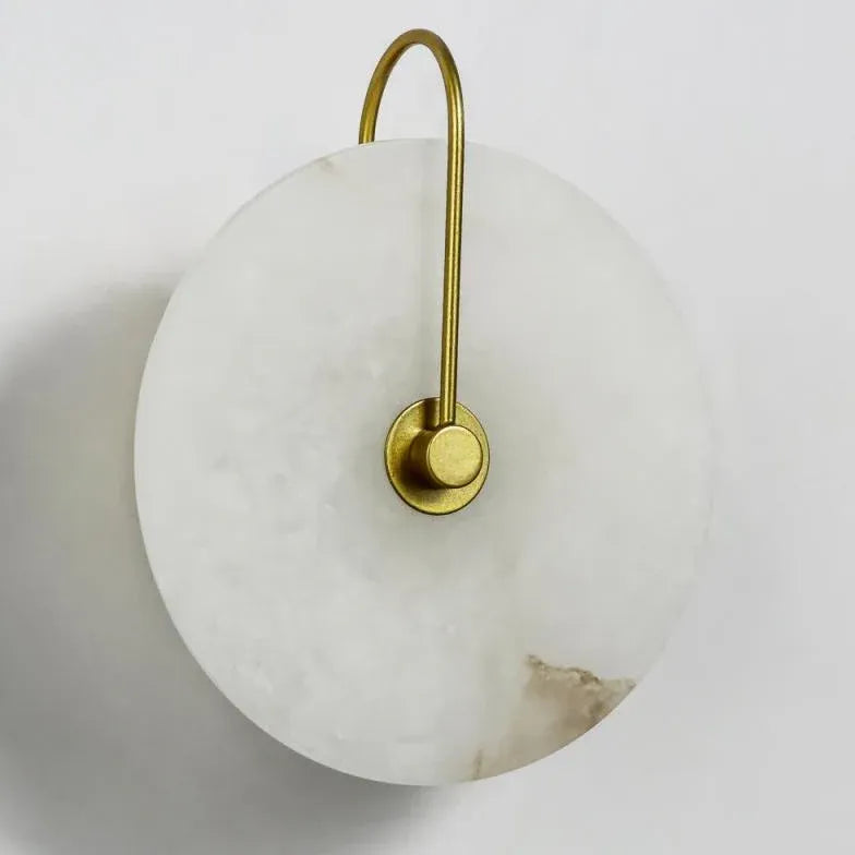 Alabaster Wall Light Led Gold