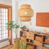 Bamboo Nordic Bedroom Pendant Light