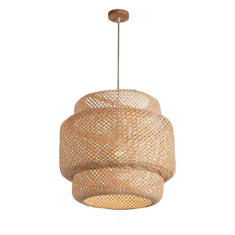 Bamboo Nordic Bedroom Pendant Light