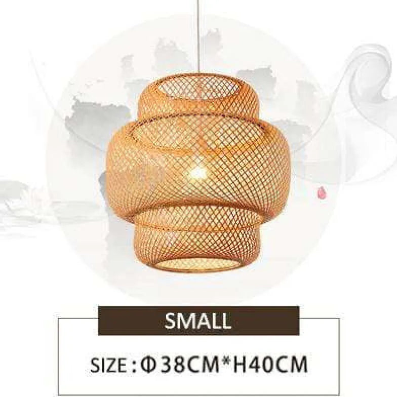 Bamboo Nordic Bedroom Pendant Light