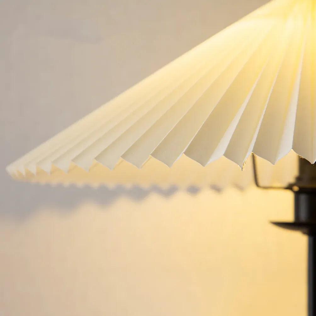 Vintage Pleated Living Room LED Floor Lamps