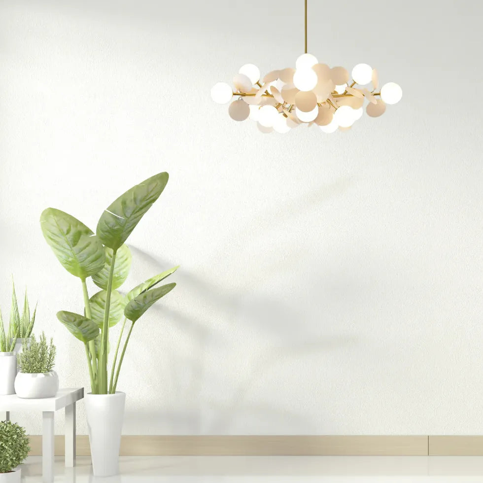 Colorful Flower Design Modern Chandelier