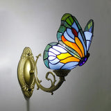 Tiffany Wall Sconce Butterfly Glass