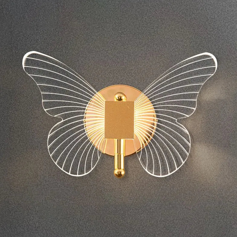 Butterfly Wall Light LED Modern Gold