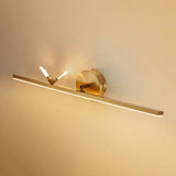 Gold Butterfly Linear Led Bathroom Wall Lights