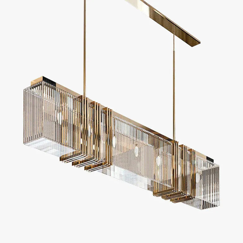 Luxury Crystal Gold Industrial Pendant Light