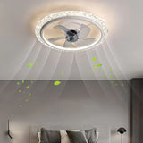 Round LED Ceiling Fan Pendant Light