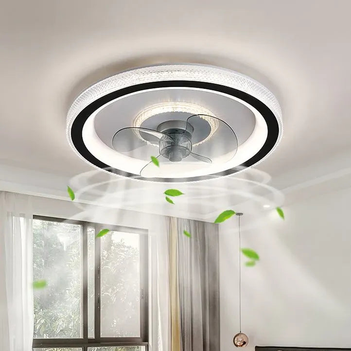 LED Round Ceiling Fan with Light