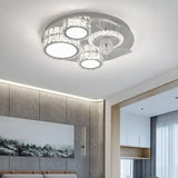 Round Ceiling Fan for Bedroom Pendant Light