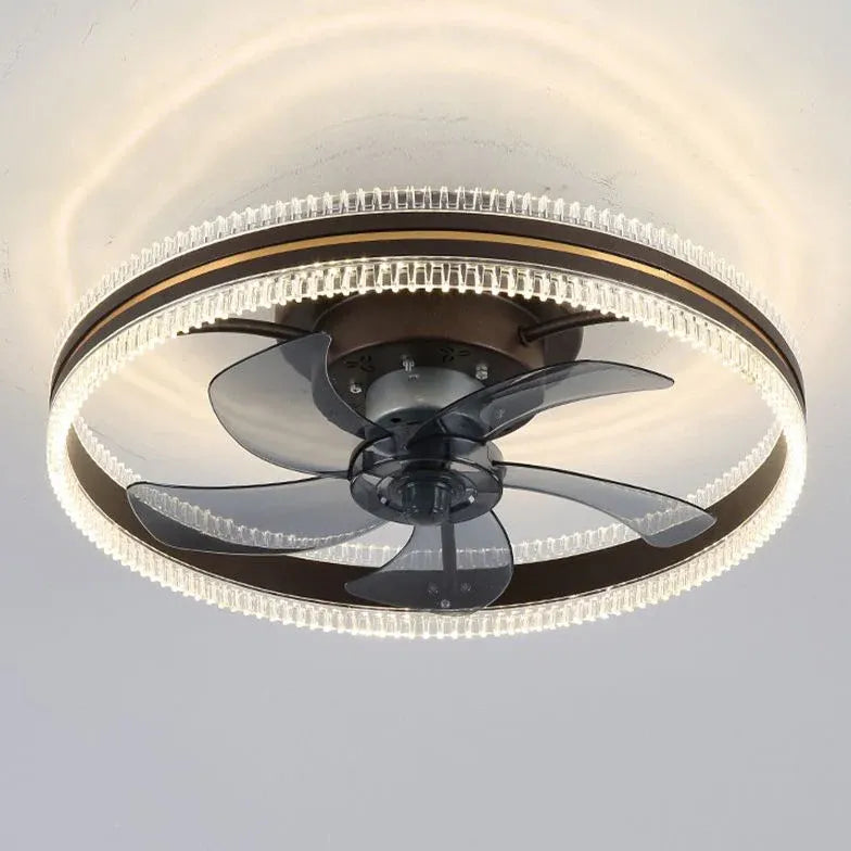 Two-Tone Ring Ceiling Fan with Light