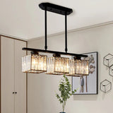 Three-Head Cube Crystal Modern Pendant Light