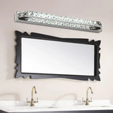 Rectangular Crystal Modern Bathroom Mirror Lights