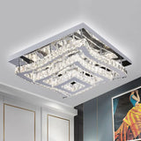 Square Crystal Multi-Layer Luxury Ceiling Light