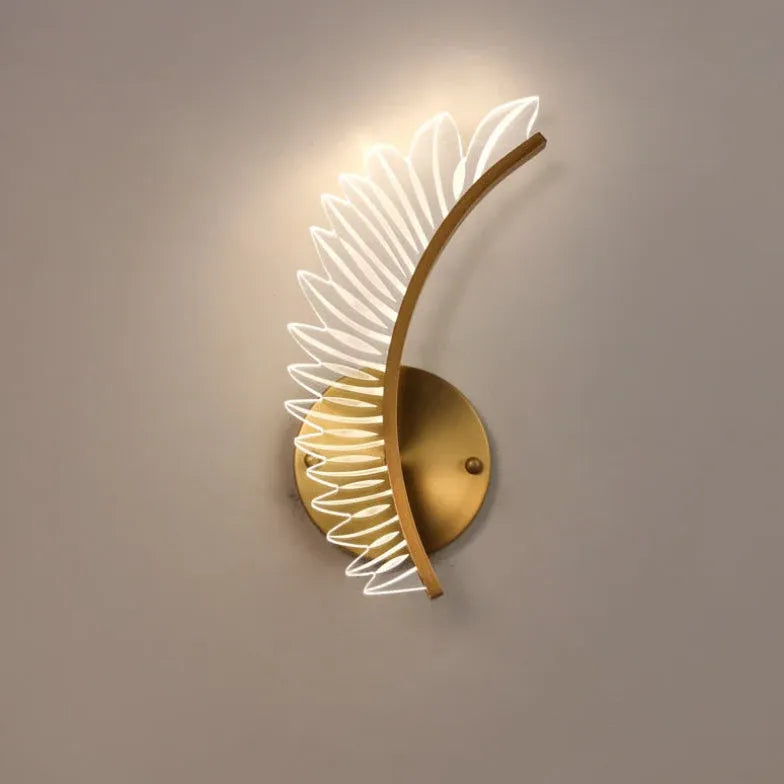 Creative Wing Modern Gold Wall Lights