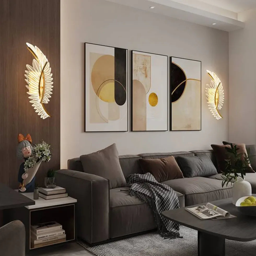 Creative Wing Modern Gold Wall Lights