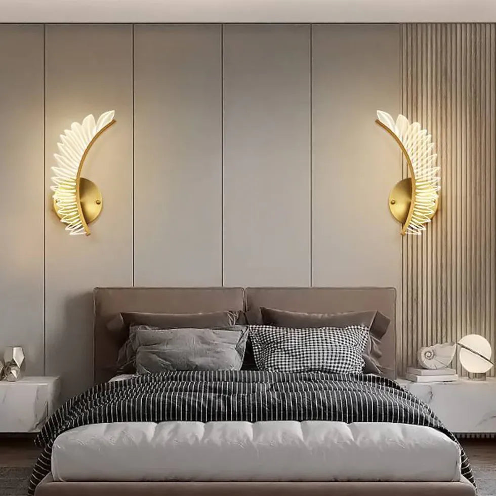 Creative Wing Modern Gold Wall Lights