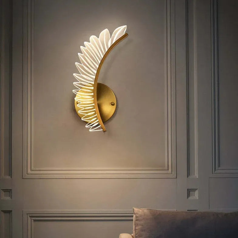 Creative Wing Modern Gold Wall Lights