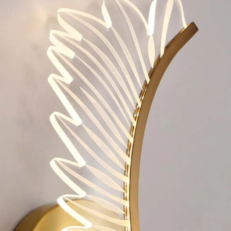 Creative Wing Modern Gold Wall Lights