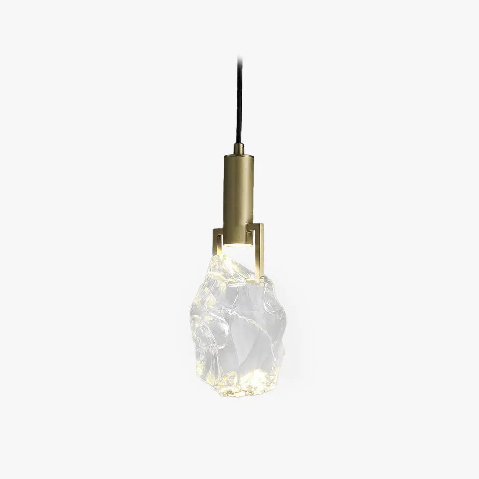 Art Sculpture Bedroom Crystal Pendant Light