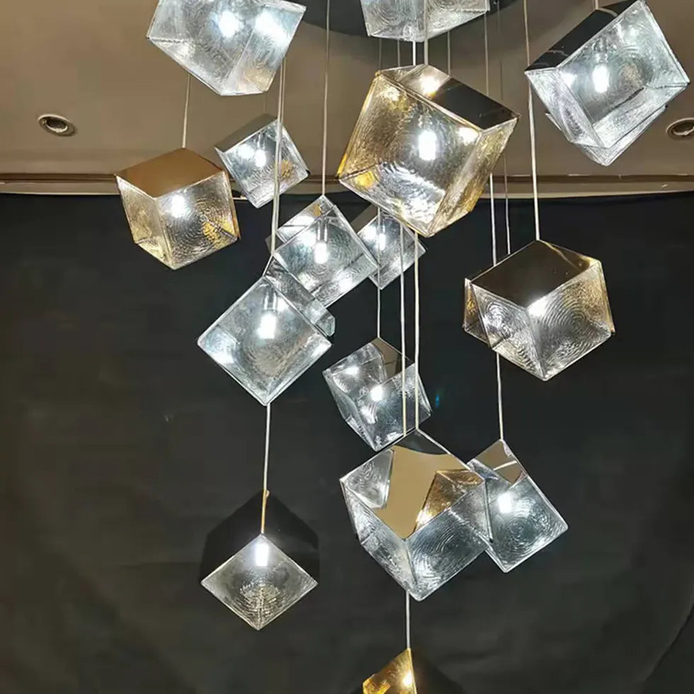 Cube Multi-Light Living Room Pendant Light